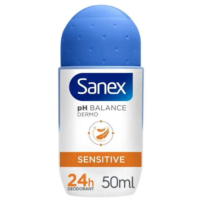 Desodorante Roll On Dermo Sensitive 45 ml - Sanex - Comparador de precios