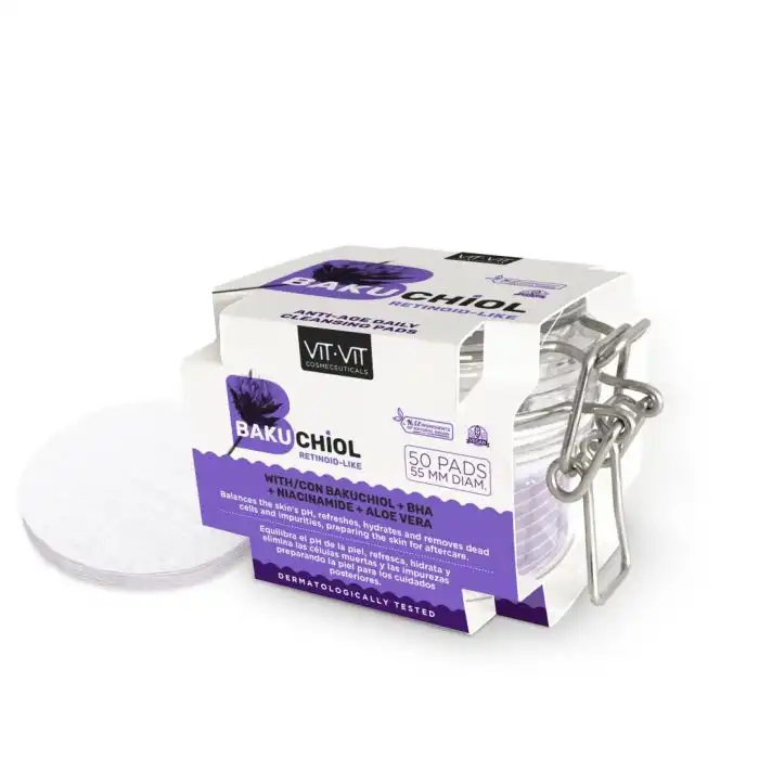 Discos Limpiadores Bakuchiol y BHA - Vit Vit Cosmetics - Comparador de precios