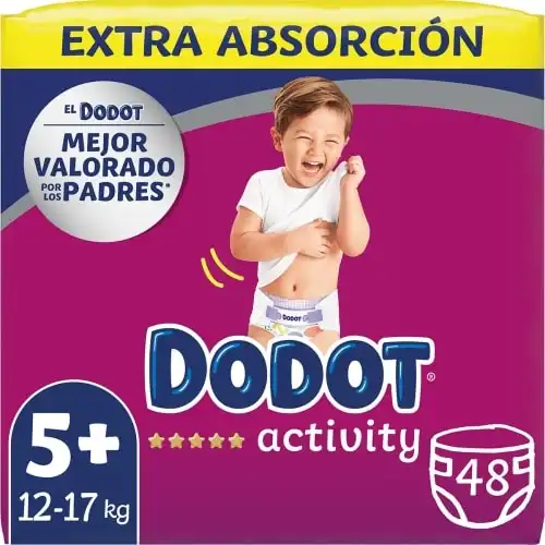Dodot Activity 5+ 48 und T-5+, 11-16K 48 Uds Pañales - Dodot - Comparador de precios