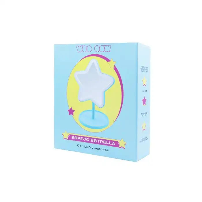 Espejo Estrella con Led y Soporte - Woo oow - Comparador de precios