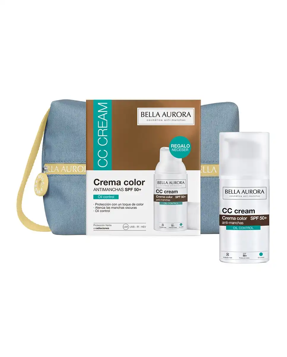 Estuche Regalo Solar Cc Cream Oil Control Bella Aurora - Bella Aurora - Comparador de precios