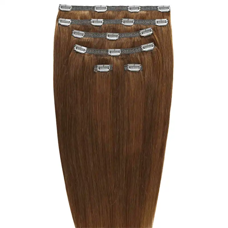 Gold24 - Extensiones Con Clip Gold24 #4 Marrón - 60 Cm Extensiones de cabello 1 pieces Marrón unisex - Gold24 - Comparador de precios