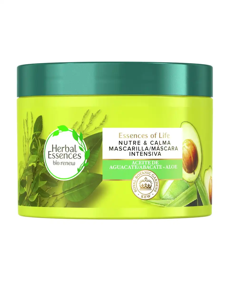 Herbal Essences - Mascarilla Nutritiva Con Aceite De Aguacate Y Aloe Para Pelo Seco Bio:renew - Herbal Essences - Comparador de precios