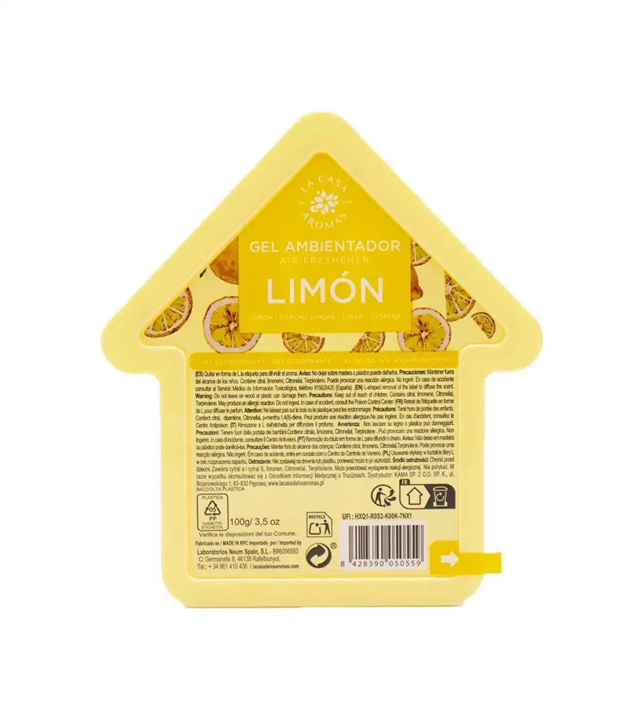 La Casa de los Aromas - Ambientador en gel - Limón - La Casa de los Aromas - Comparador de precios