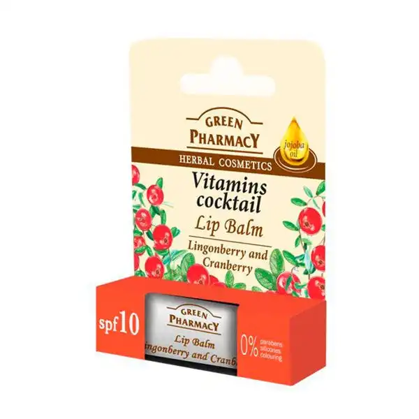 Lip Balm Lingonberry And Cranberry - Green Pharmacy - Comparador de precios