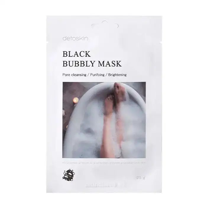 Mascarilla Facial Black Bubbly Mask 30 gr - Detoskin - Comparador de precios