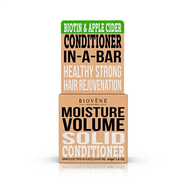 Moisture Volume Solid Conditioner Biotin & Apple Cider - Biovene - Comparador de precios