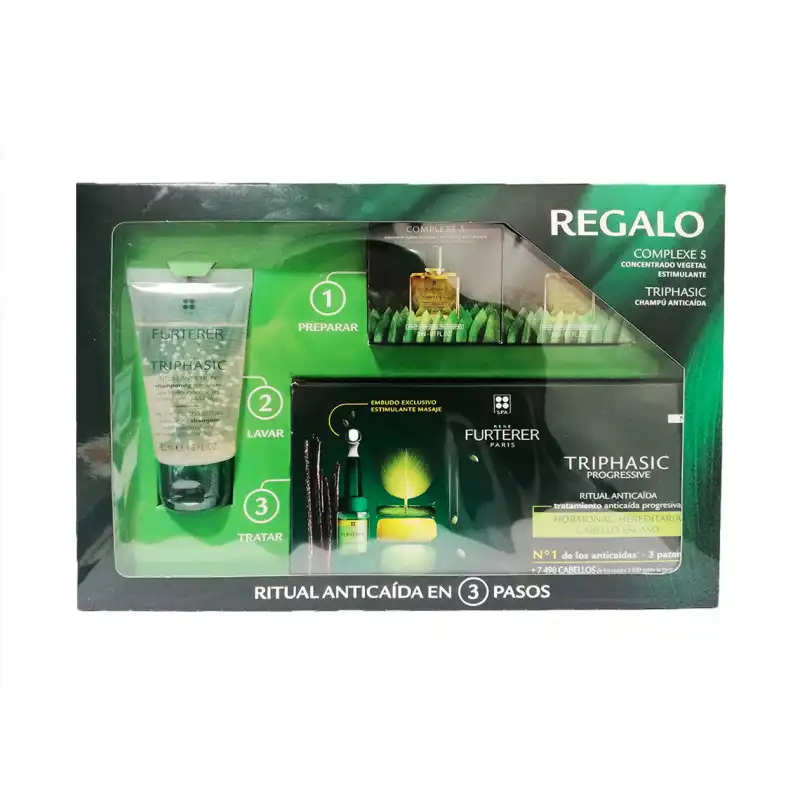 Pack ritual anticaída progresiva - René Furterer - Comparador de precios