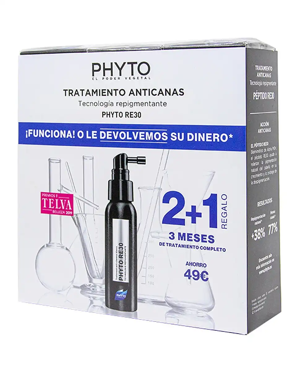 Phyto - Tratamiento Anti-Canas Repigmentante Re-30 2+1 - Phyto - Comparador de precios