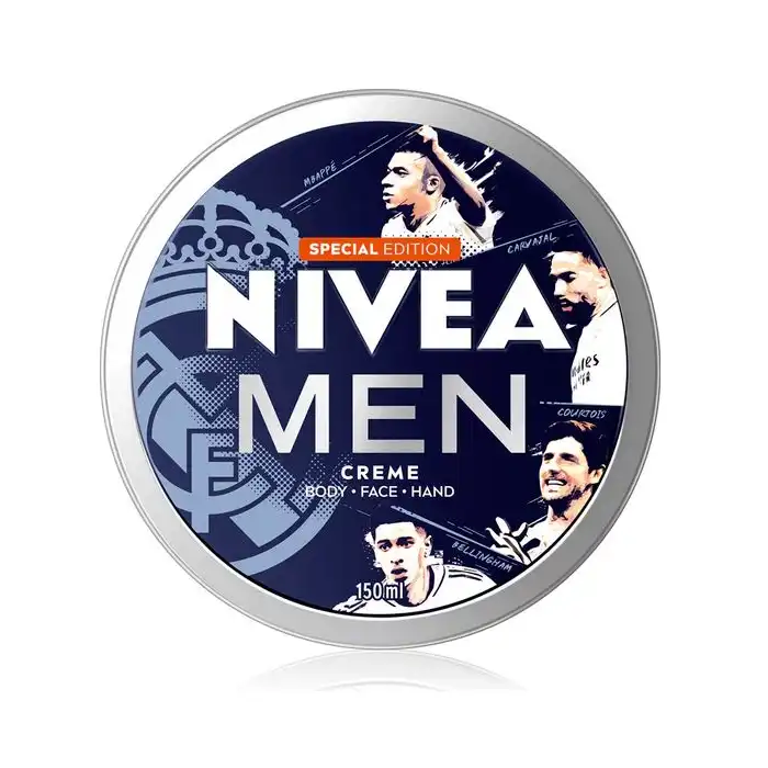 Real Madrid Men Crema Edición Limitada 150 ml - Nivea - Comparador de precios