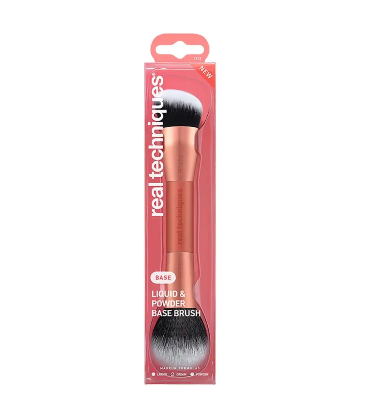 Real Techniques - Brocha doble para base de maquillaje Liquid & Powder - RT272 - Real Techniques - Comparador de precios