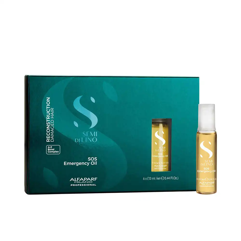 Semi Di Lino Reconstruction Sos emergency oil 6 x 13 ml - ALFAPARF MILANO - Comparador de precios