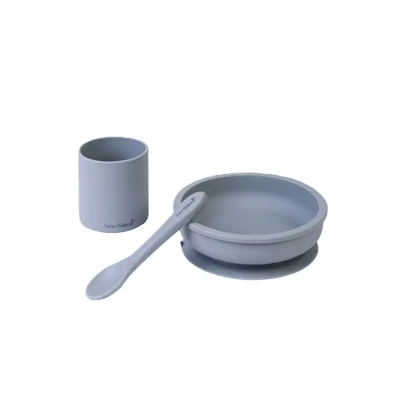Set De AlimentaciÓn 3 Piezas Silicona Gris - SARO - Comparador de precios