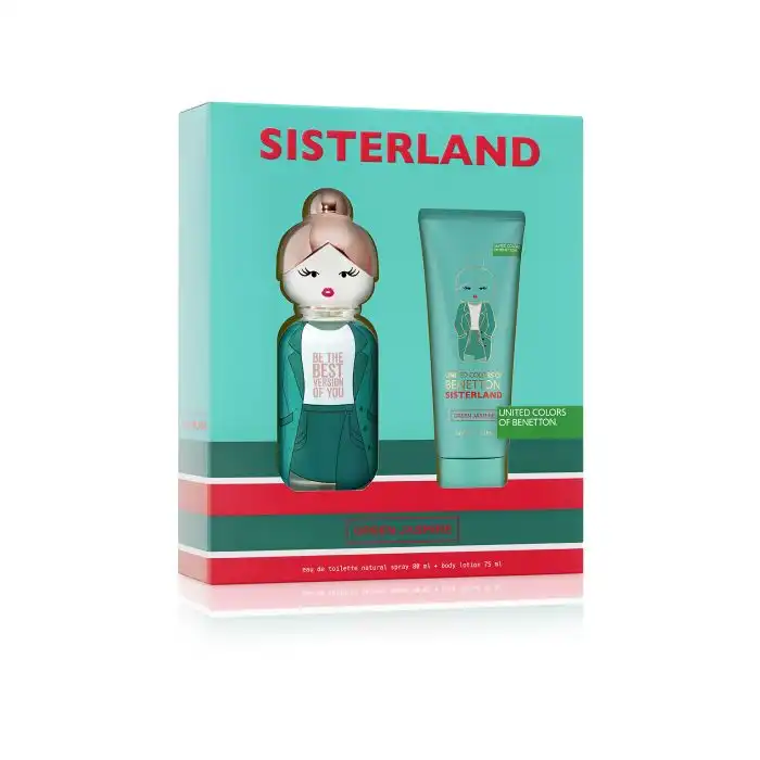 Sisterland Green Jasmine Eau de Toilette Estuche de Regalo 100 ml - Benetton - Comparador de precios