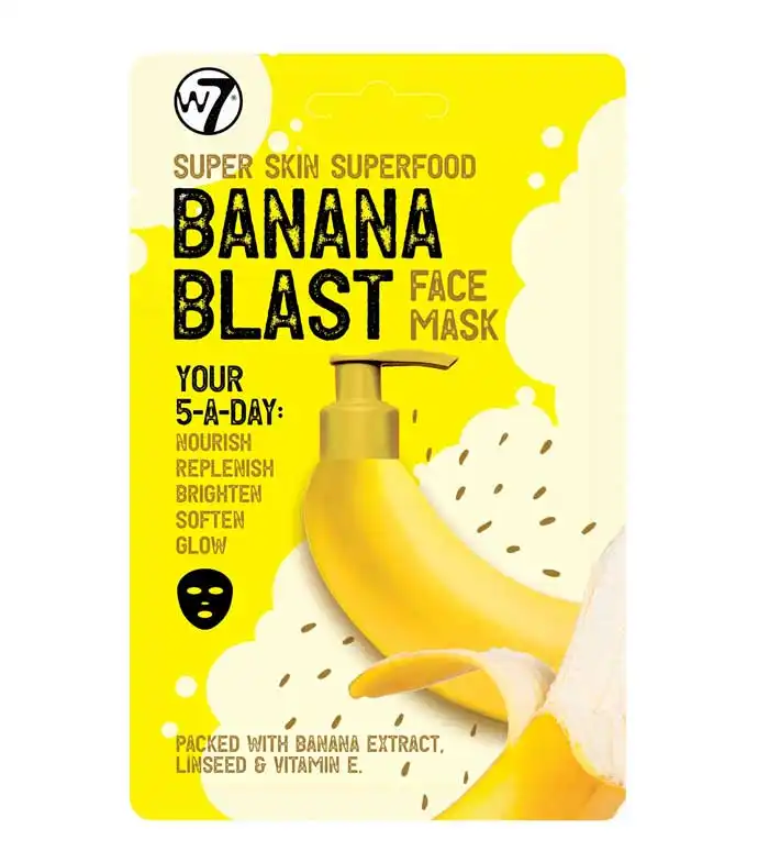 W7 - Mascarilla facial Super Skin Superfood - Banana Blast - W7 - Comparador de precios