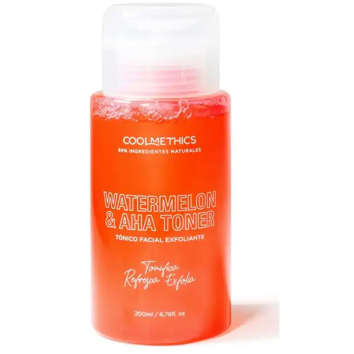 Watermelon - AHA Toner Tónico Facial Exfoliante 200 ml - CoolMethics - Comparador de precios