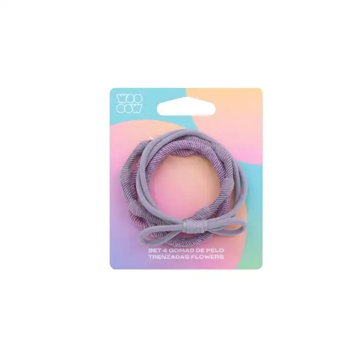 Set 4 Gomas de Pelo Trenzadas - Woo oow - Comparador de precios