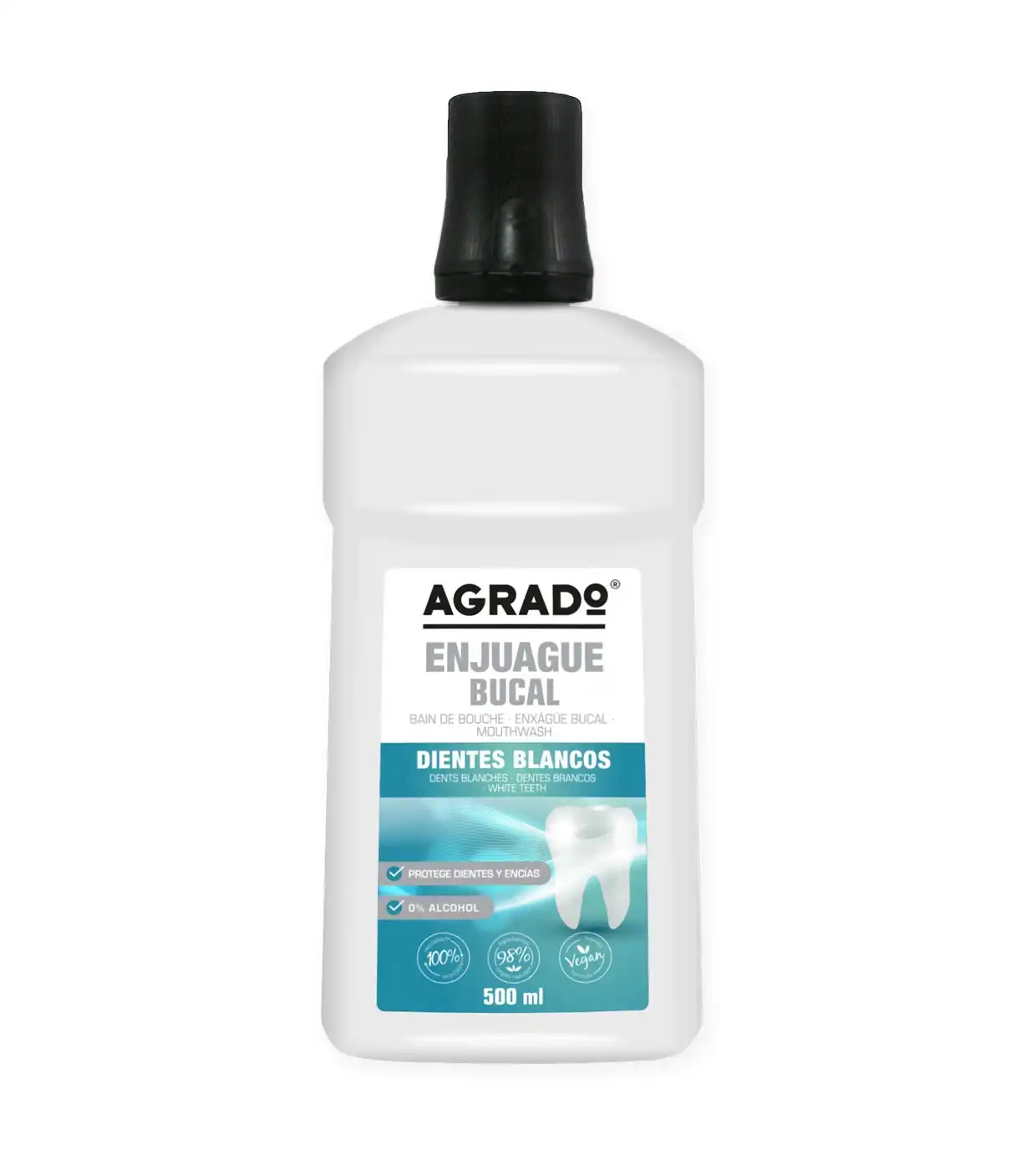 Agrado - Enjuague bucal dientes blancos - Agrado - Comparador de precios