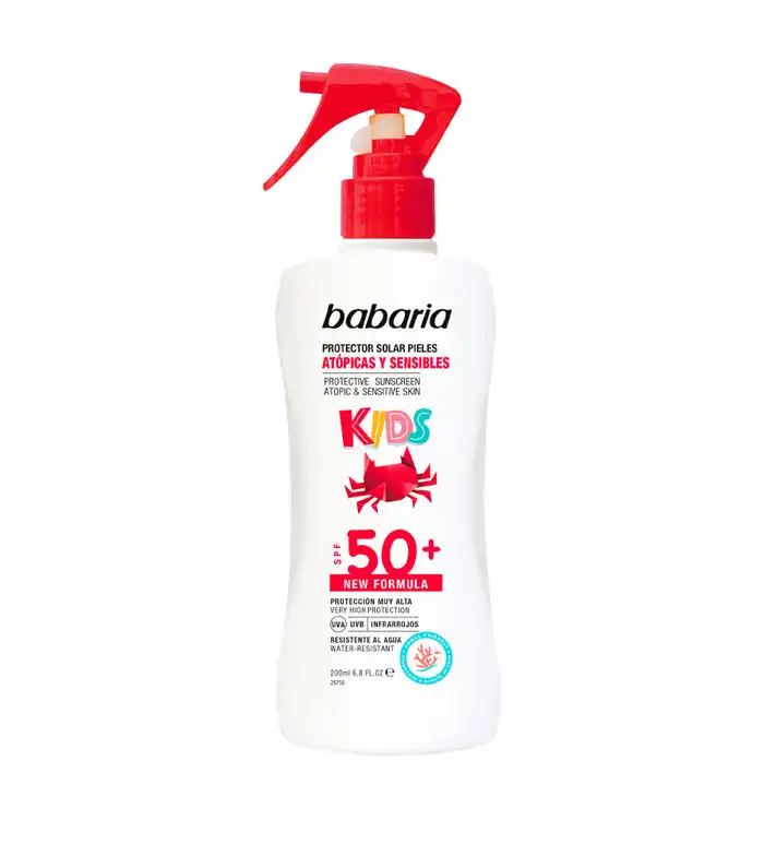 Babaria - Protector solar infantil en spray SPF50+ para pieles atópicas y sensibles - Babaria - Comparador de precios