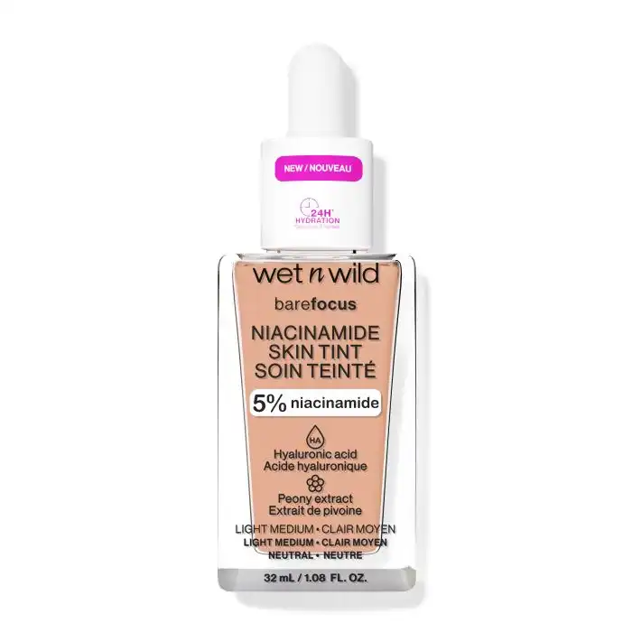 Base de Maquillaje Bare Focus Niacinamide Skin Tint - WET n WILD - Comparador de precios