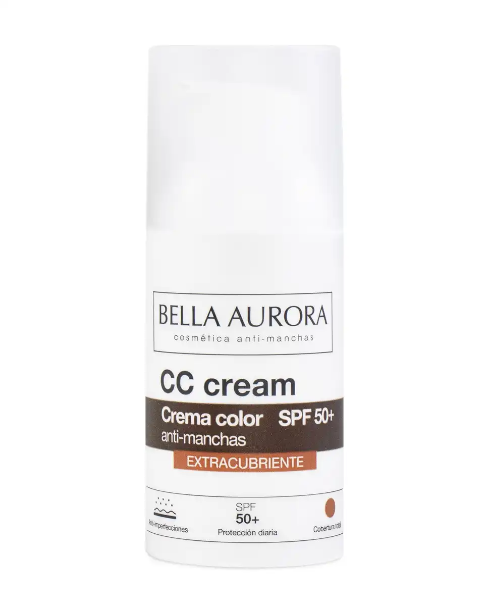 Bella Aurora - CC Cream SPF50+ Anti-manchas Extracubriente - Bella Aurora - Comparador de precios