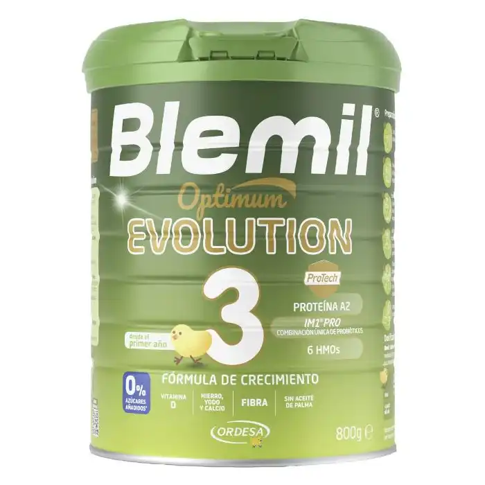 Blemil 3 Optimum Evolution Preparado Lácteo 800 gr - Ordesa - Comparador de precios