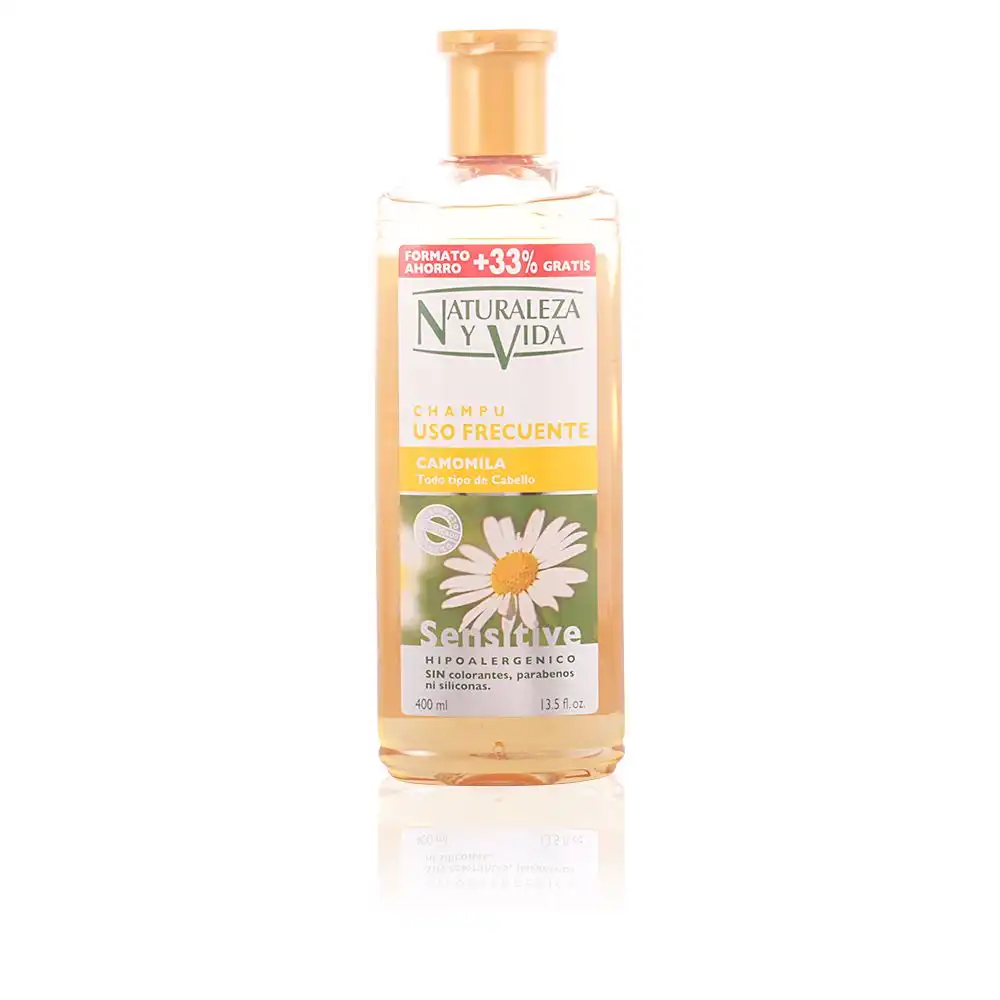 Champu Sensitive camomila 300 + 100 ml - Natur Vital - Comparador de precios