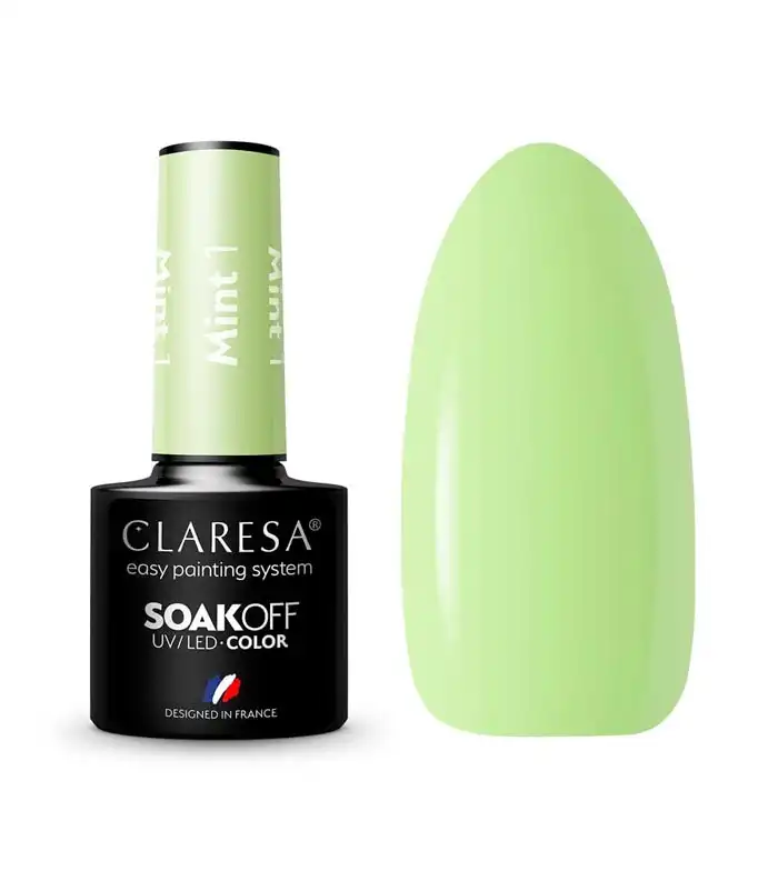 Claresa - Esmalte semipermanente Soak off - 01: Mint - Claresa - Comparador de precios