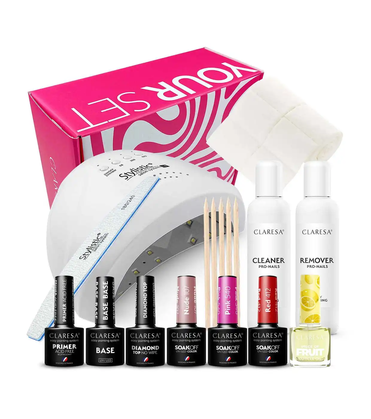 Claresa - Kit de iniciación manicura semipermanente con lámpara - Claresa - Comparador de precios