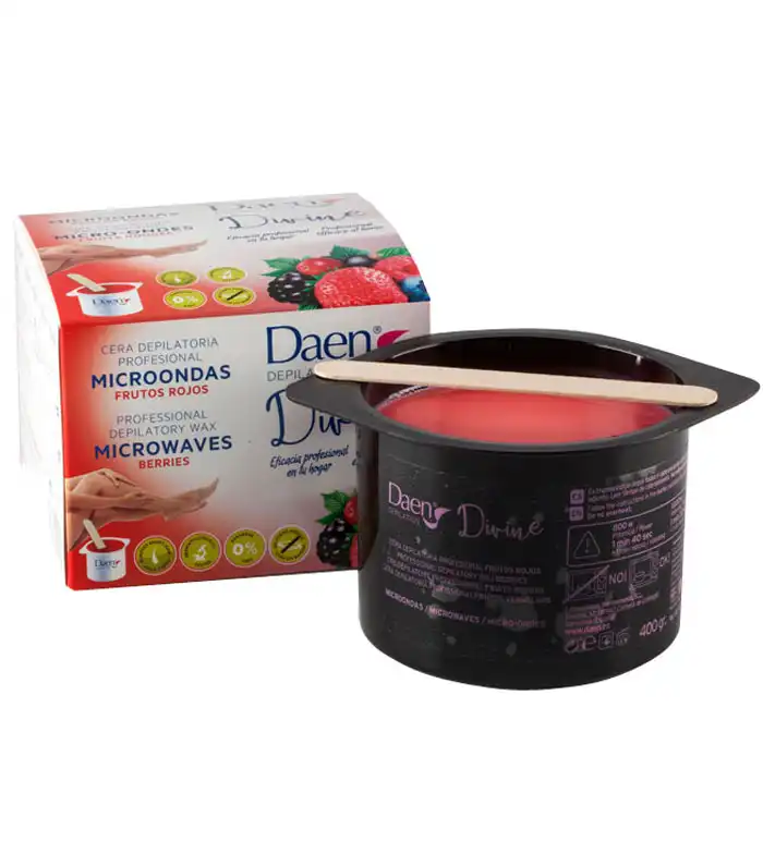 Daen - Cera depilatoria en cazoleta microondas - Frutos rojos 400g - Daen - Comparador de precios