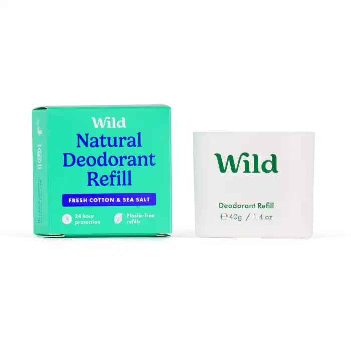 Desodorante Natural en Stick Recargable Algodón y Sal Marina 40 gr - WET n WILD - Comparador de precios