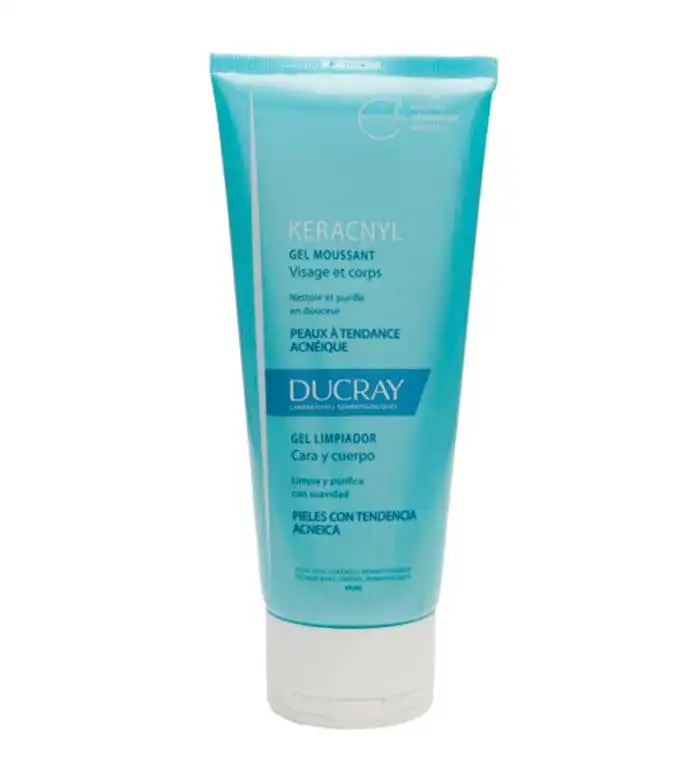 Ducray - Gel limpiador rostro y cuerpo Keracnyl - Pieles con tendencia acneica - Ducray - Comparador de precios