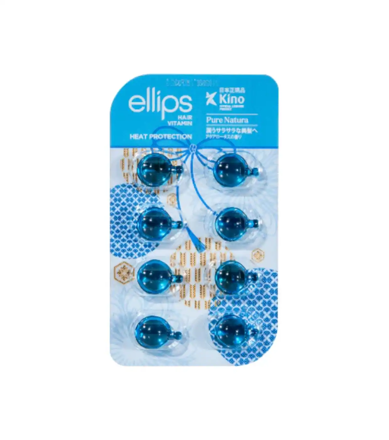 Ellips - Ampollas de vitamina para cabello con aceite de Loto Azul - Pure Natura - ELLIPS - Comparador de precios