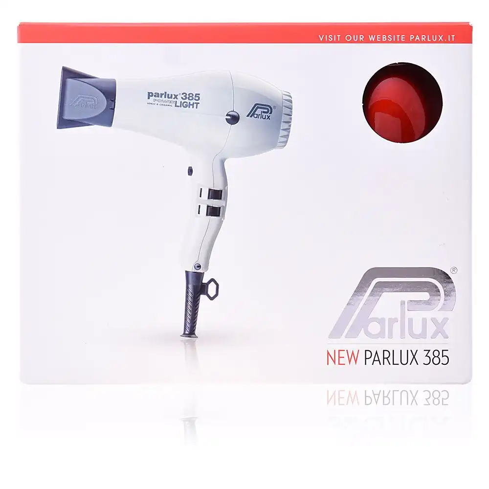 Hair Dryer 385 powerlight ionic & ceramic #red 1 u - Parlux - Comparador de precios