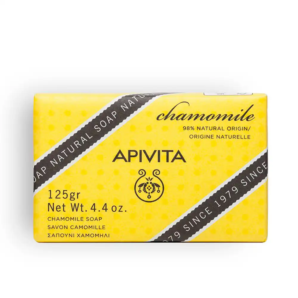 Jabón Natural con camomila 125 gr - Apivita - Comparador de precios