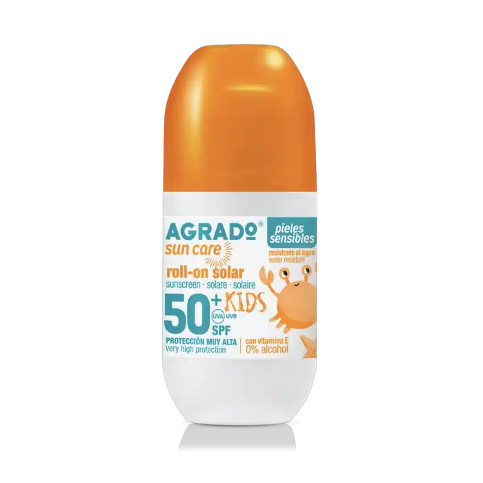 Kids Roll-On Solar SPF 50+ 50 ml - Agrado - Comparador de precios