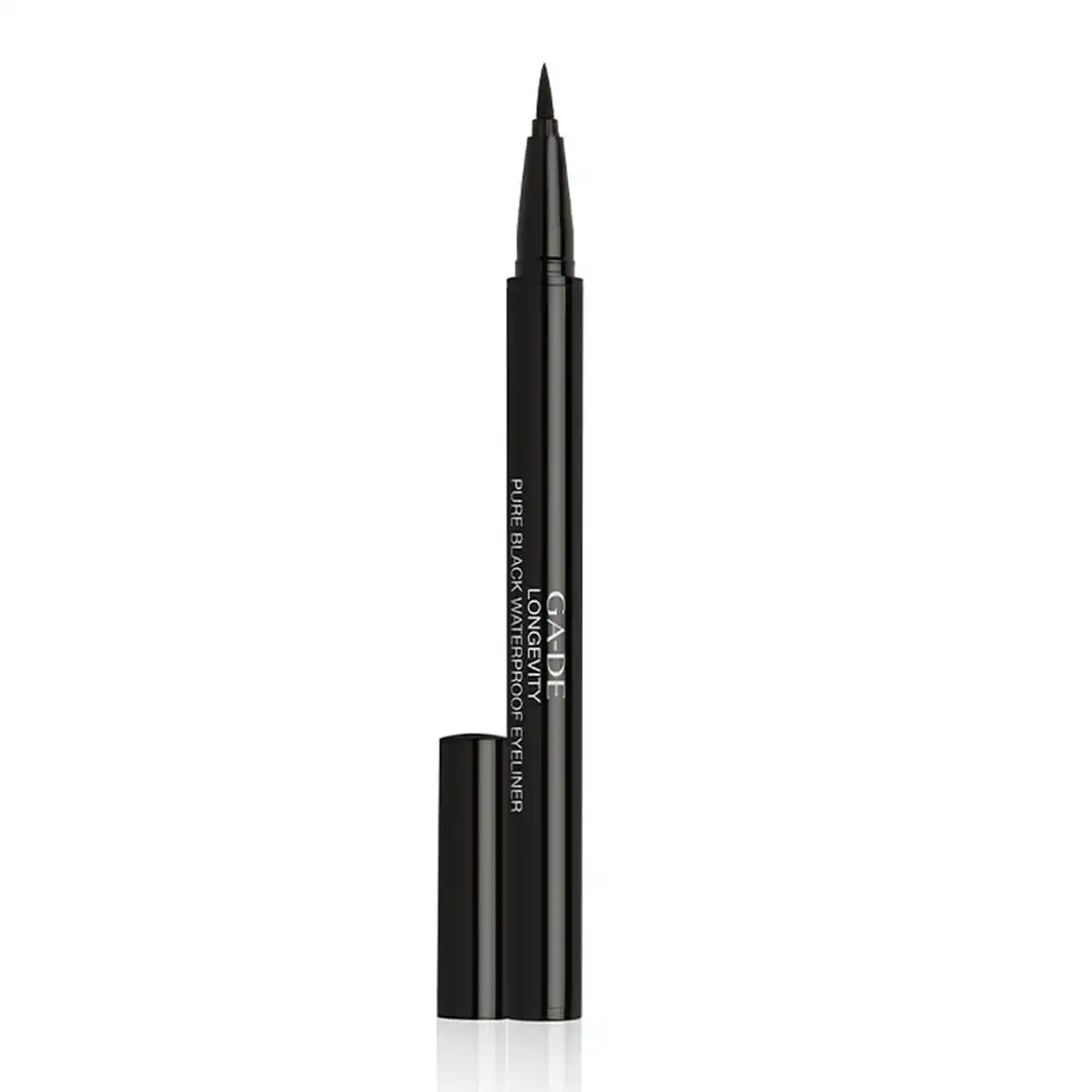 LONGEVITY PURE BLACK WATERPROOF EYELINER Delineador de ojos 0.4 g - Ga-de - Comparador de precios