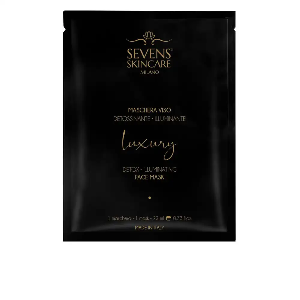 Mascarilla Facial Detox Iluminadora 1 pz - Sevens Skincare - Comparador de precios