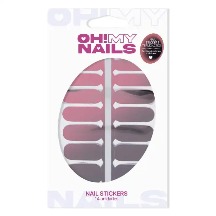 Oh My Nails Termoaction Rosa a Negro - You Are The Princess - Comparador de precios