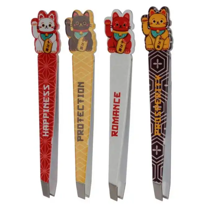 Pinza de Depilar Gato de la Suerte Maneki Neko - PUCKATOR - Comparador de precios