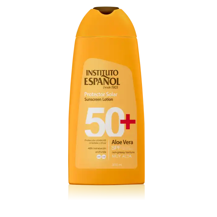 Protección Solar Loción Aloe Vera SPF50+ 300 ml - Instituto Español - Comparador de precios