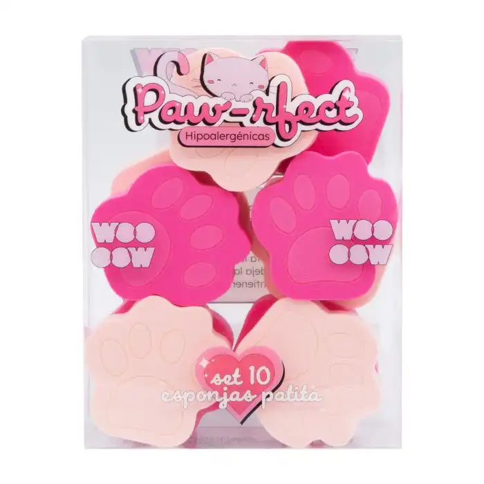 Set 10 Esponjas de Maquillaje Patita Paw-rfect - Woo oow - Comparador de precios