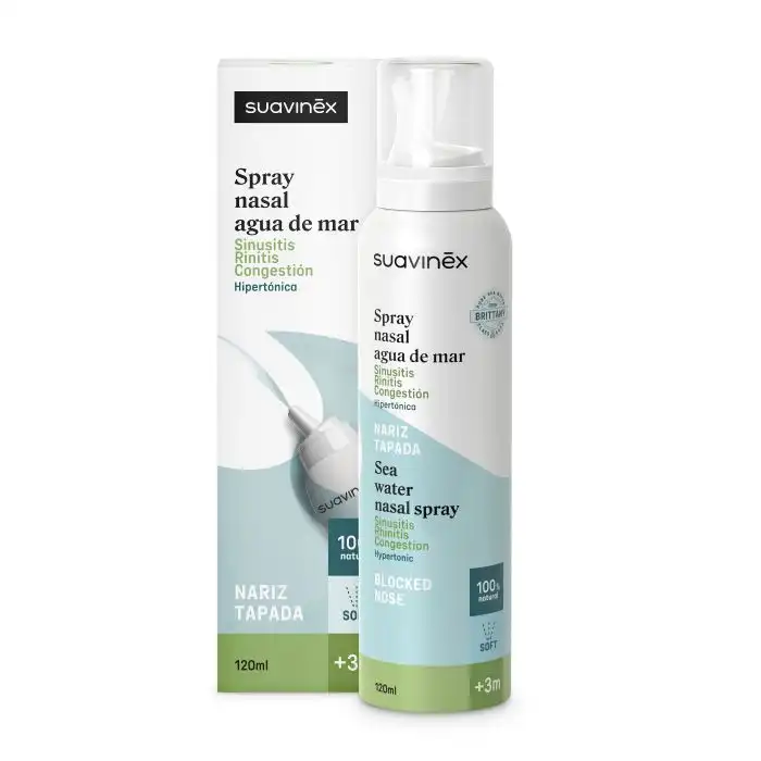 Spray Nasal Agua de Mar 120 ml  Suavinex - Suavinex - Comparador de precios