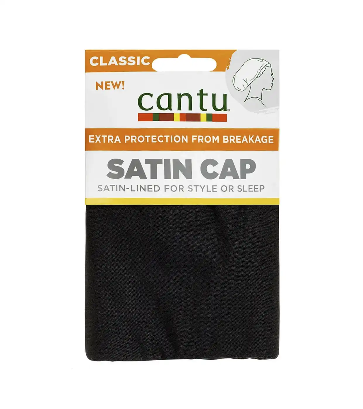 Cantu - Gorro de satén ajustable para el cabello Satin Bonnet - Negro - Cantu - Comparador de precios