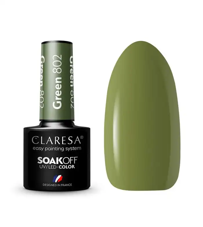 Claresa - Esmalte semipermanente Soak off - 802: Green - Claresa - Comparador de precios