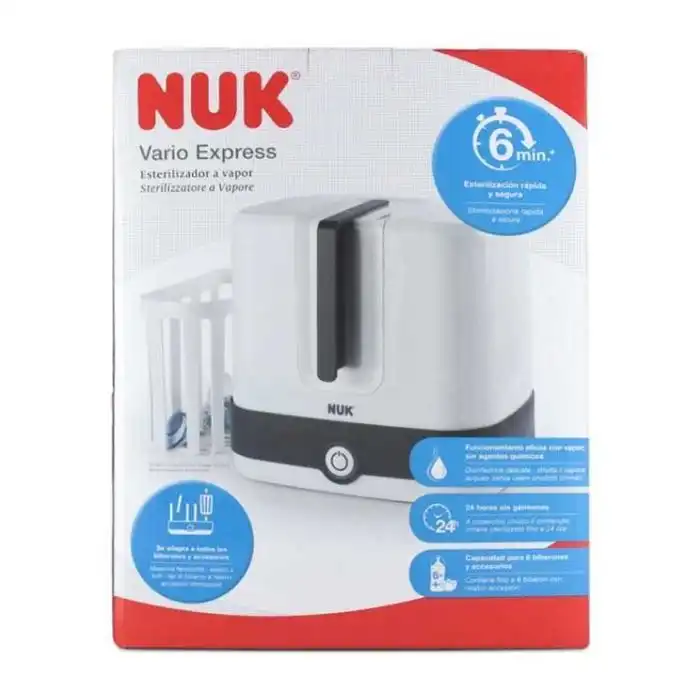 Esterilizador con vaho Vario Express - NUK - Comparador de precios