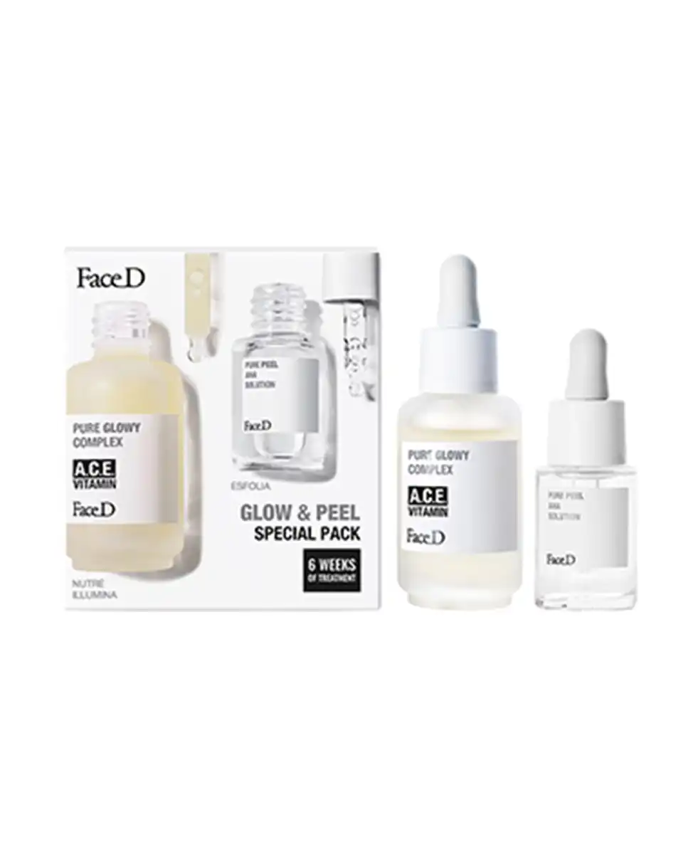 Estuche De Regalo Glowy & Peel Face D - Face D - Comparador de precios