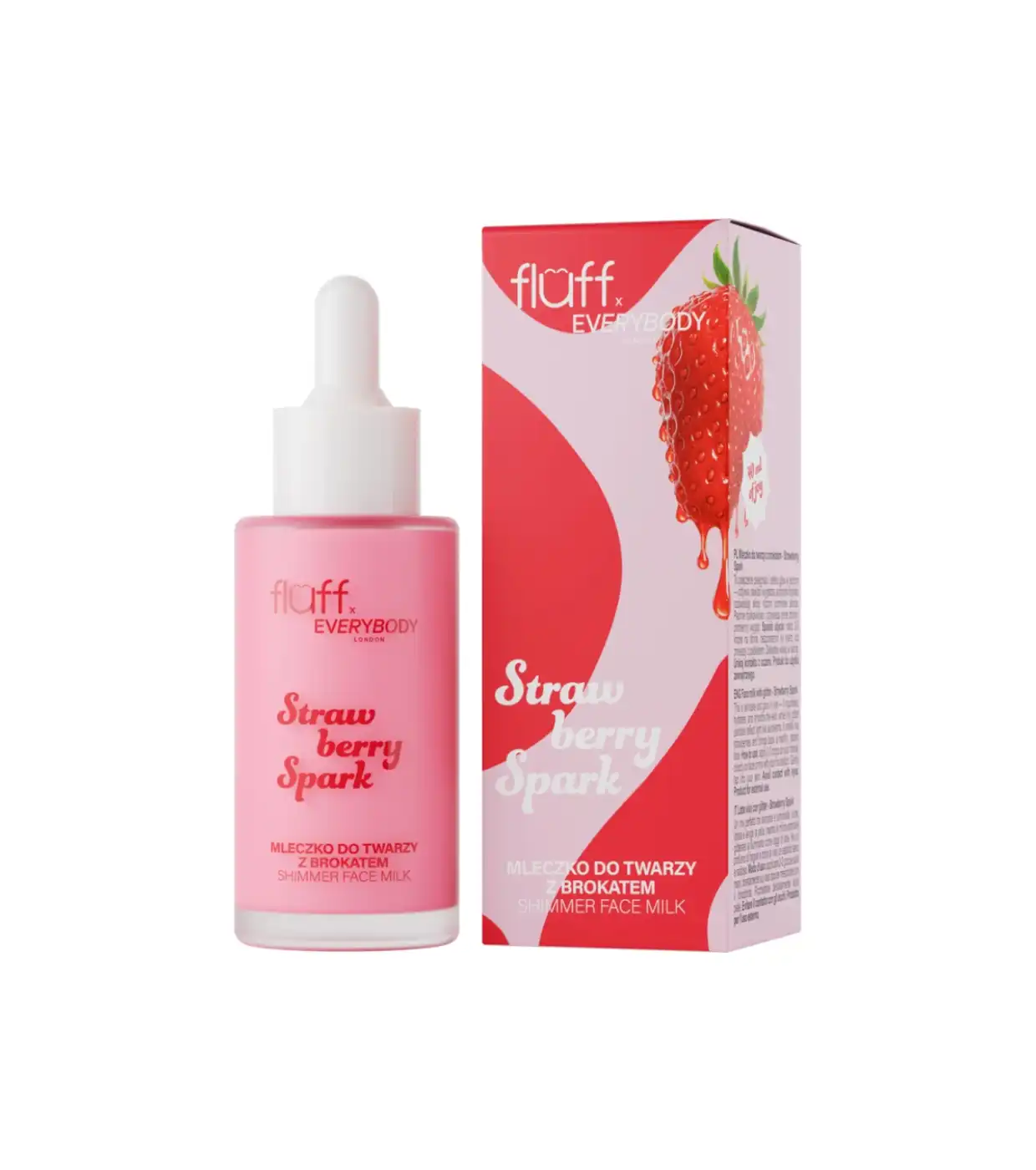 Fluff - *Everybody London x Fluff* - Leche facial con purpurina Strawberry Spark - Fluff - Comparador de precios