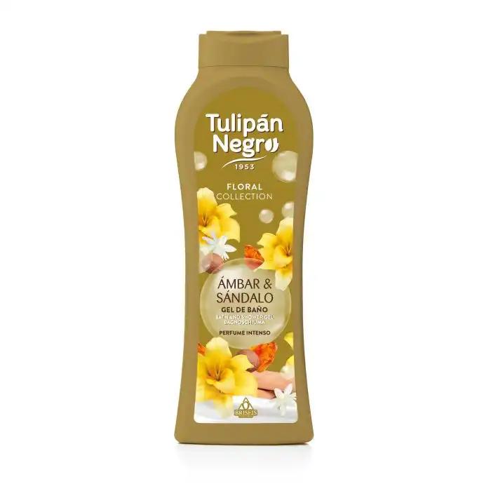 Gel de Baño Perfume Intenso Ámbar y Sándalo 650 ml - Tulipan Negro - Comparador de precios