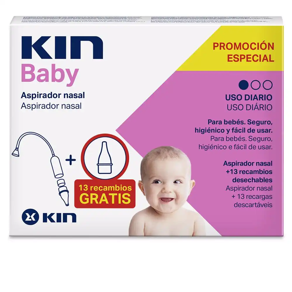Kin Baby aspirador nasal + recambio 2 u - Kin - Comparador de precios